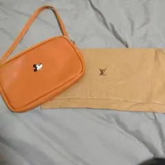 ディズニー　 ミッキーマウス ハンドバッグルイビトン布袋