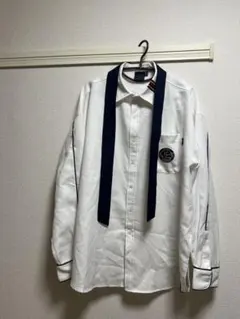 ROMANTIC CROWN PIPING TIE SHIRT ボウタイ　シャツ