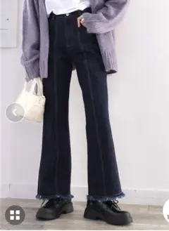 クラシカルエルフ　ダークブルーブーツカットデニム