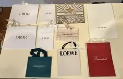 Dior他高級ブランドショップ袋セット