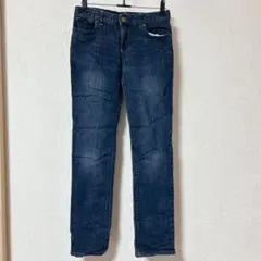 ギャップキッズ デニムパンツ 1969 スキニー 150 160 紺 綿