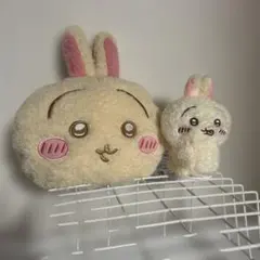 ちいかわ うさぎ ぴたれすと ふわふわフェイスポシェット
