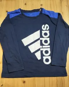 adidas 長袖カットソー ネイビー/ブルー