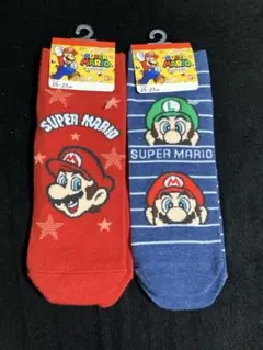 スーパーマリオ靴下2足セット！のサムネイル