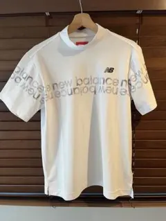 極美品 New Balance Golf モックネックシャツ ホワイト 4のサムネイル
