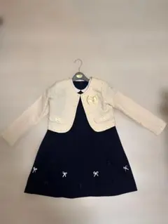 リボン付きドレスとジャケットセット