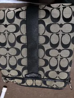 コーチ ショルダーバッグ ベージュ 黒