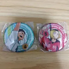 【ハイキュー】岩泉一 & 孤爪研磨　 缶バッジセット