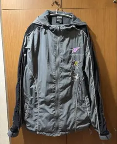 【ずっと真夜中でいいのに。】ナイロンジャケット グレーLサイズ 喫茶愛のペガサス