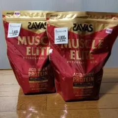 SAVAS MUSCLE ELITE ホエイプロテイン800gチョコレートx2袋 - メルカリ