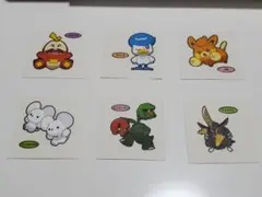 【ポケモンパン】デコキャラシール 第208弾 6枚まとめ売り