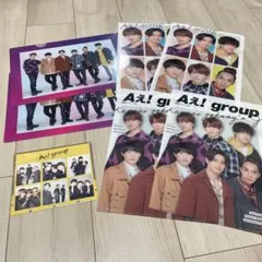 Aぇ! group クリアファイル 3種セット　ステッカー