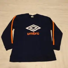 140 umbro ネイビー 長袖トレーナー