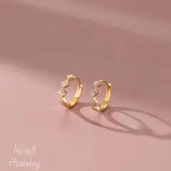 シルバー925 アレルギー対応◎ ワンタッチ ジルコニア ピアス メンズもOK