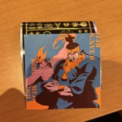 ジョジョ　スシロー　コラボステッカー　アブドゥル