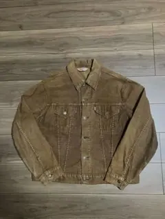70s levis 70505 BIG-E コーデュロイジャケット 茶 44