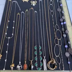 お*め様 まとめ売りアクセサリーO89☆ネックレスなど13点オークション