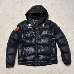 【Kappa】カッパ ダウンジャケット イタリア代表モデル ブラック Mサイズ