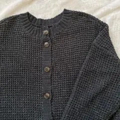 【週末限定】シャンブル　mushroom 2way カーディガン　L