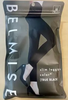 BELMISE(ベルミス) 強着圧 スリムレギンス TRUE BLACK LL