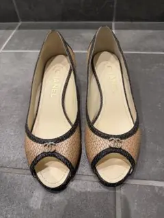 CHANEL シャネル オープントゥ パンプスのサムネイル