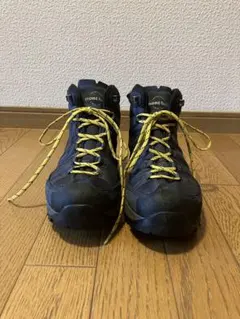モンベル GORE-TEX トレッキングシューズ 25.5 緑系 ゴアテックス