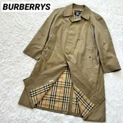 良品✨バーバリー ステンカラーコート ノバチェック M ベージュ
