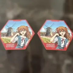 エヴァンゲリオン展 アスカ 上海カフェ限定 特典コースター - メルカリ