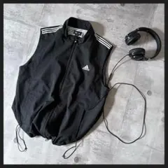00s old adidas shell jacket vest y2k