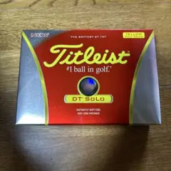 未使用⭐︎Titleist DT Solo ゴルフボール イエロー 1ダースのサムネイル