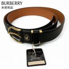 新品未使用タグ付き　バーバリーロンドン　ベルト　黒　本革　牛革　レザー 2025年最新】BURBERRY メンズ ベルトの人気アイテム - メルカリ