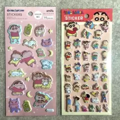 新品　しんちゃんシール　ぷっくり　ふわふわ　立体正規品　ましゅまろ　タイル