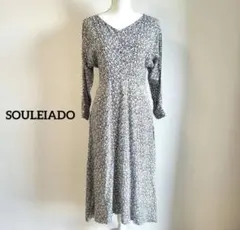 SOULEIADO トゥモローランド ワンピース 花柄 リーフ柄 総柄 ロングのサムネイル
