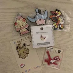 エネコピアス、ポケピースメタルチャーム　ピカチュウ(一個のみ)他