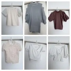 レディース服　夏服トップスまとめ売りのサムネイル