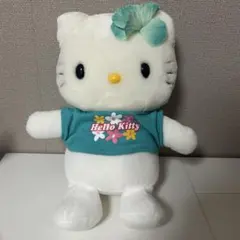 ハローキティぬいぐるみ　ハイビスカス　平成レトロ