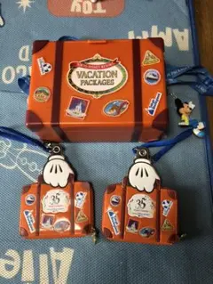 ディズニー　パスケース　ポップコーンケース　35周年　バケーションパッケージ
