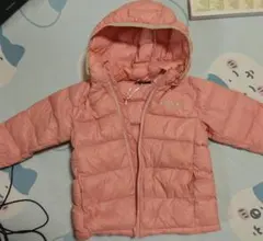 moujonjon ピンク ダウンコート 120