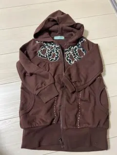 hakka kids ブラウンパーカー 110サイズ