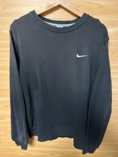 NIKE ナイキ ワンポイントロゴ スウェットトレーナー ブラック XXL