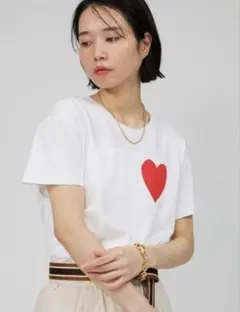 REGENCY WORKS リージェンシーワークスハートプリントTシャツ Mのサムネイル