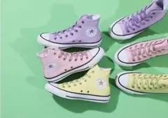 コンバース　ALL STAR PASTELS HI パステルイエロー　24㎝のサムネイル