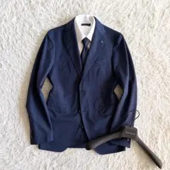 未使用タグ付✨XL相当 エンポリオアルマーニ ジャケット シルク 艶感