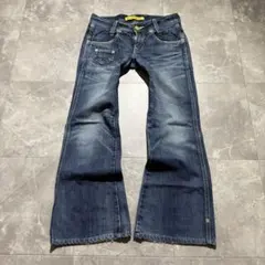 00s【Archive】flare denim pants/Y2K 脚長 LLのサムネイル
