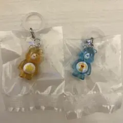 ケアベア　クリアマスコットチャーム2 めじるしアクセサリー
