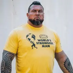 【新品未使用】SBDワールドストロンゲストマン2021 Tシャツ イエローのサムネイル