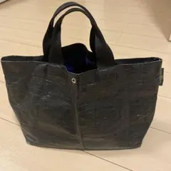 Henri Chapelier ブラック トートバッグ