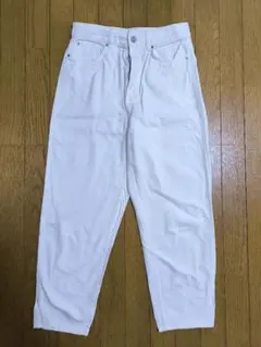 H&M ホワイトデニムパンツ EUR 38