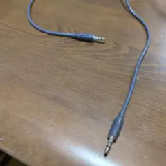3.5mmオーディオケーブル グレー 約1m