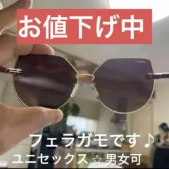 【値下げ】Salvatore Ferragamo ユニセックスサングラス　極美品のサムネイル